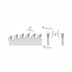 CMT Drážkovací kotúč pre CNC - D150x6 d30 Z36 HW