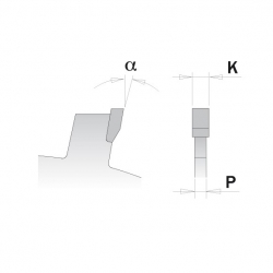 CMT Industrial Drážkovací kotúč - D150x4 d30 Z12 HM