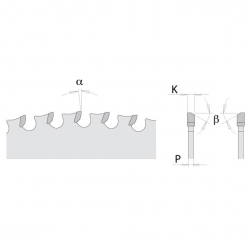 CMT Industrial Pílový kotúč na železo - D165x1,5 d15,8 Z36 HM