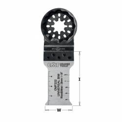 CMT Starlock Ponorný pílový list BIM s predĺženou životnosťou, na drevo a kov - 28 mm, set 5 ks