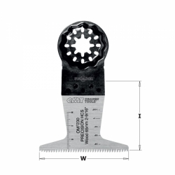 CMT Starlock Ponorný pílový list HCS s japonským ostrím, na drevo - 65 mm, set 50 ks