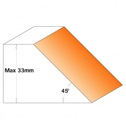 CMT Uhlová fréza 45° MAN - D150 d40 Z2 ALU