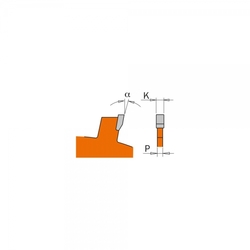 CMT Orange Industrial Drážkovací kotúč - D180x3 d35 Z18 HW