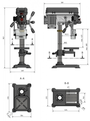 Stolová vŕtačka OPTIdrill DQ 20 V