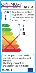 LED pracovná lampa WBL 3