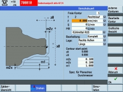 Siemens Manual Machine Plus (MM+) jednoduché ovládanie cyklu