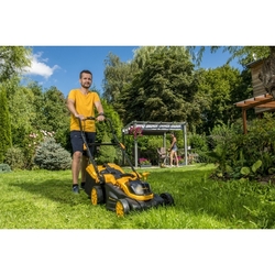 Riwall PRO RALM 3820 set akumulátorová trávna kosačka 20 V