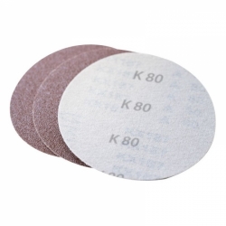 Brúsny papier s adaptérom 150 mm K60, K80, K120, K240, 13-dielna sada