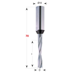 CMT 311 Xtreme Vrták kolíkovací nepriechodzí S10 L70 HWM - D10x35 S=10x25 L70 P