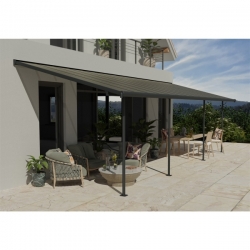 Palram - Canopia Capri 4200 antracit 3 x 4,25 hliníková (montovaná) pergola