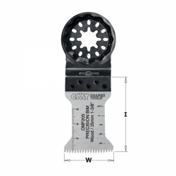 CMT Starlock Ponorný pílový list BIM s predĺženou životnosťou a japonským ostrím, na drevo - 35 mm