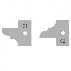 CMT Nôž pre C694015 - pár žiletiek C2 25x29,8x2mm